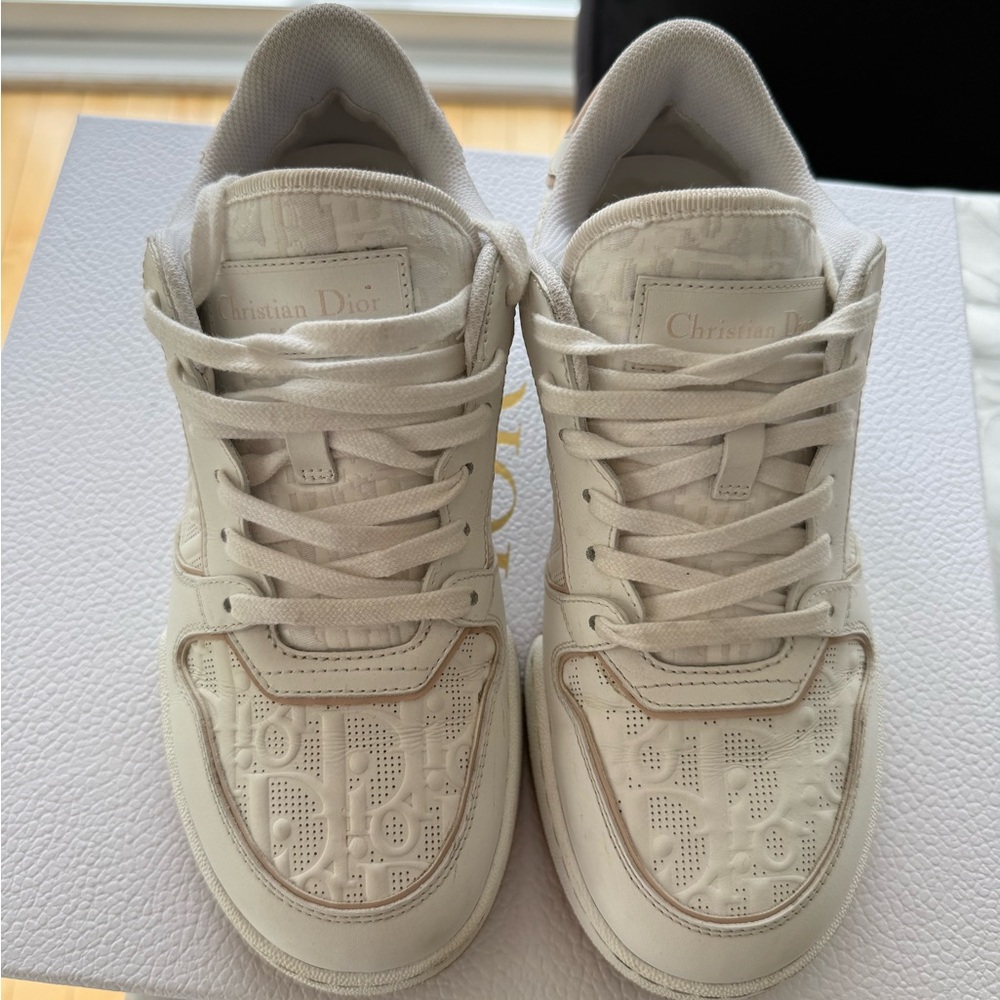 Dior Cream and Pink Sneakers - Picture 6 of 8